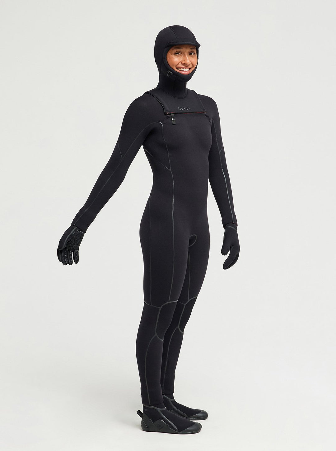 Roxy Damen Neoprenanzug 5/4 Elite Xtra Warm mit Hood - Black