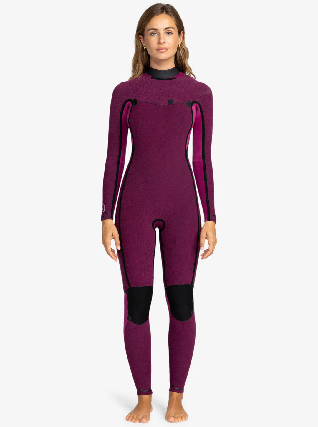 Roxy Damen Neoprenanzug Elite 4/3mm Chestzip - Anthracite The Palms Wetsuit