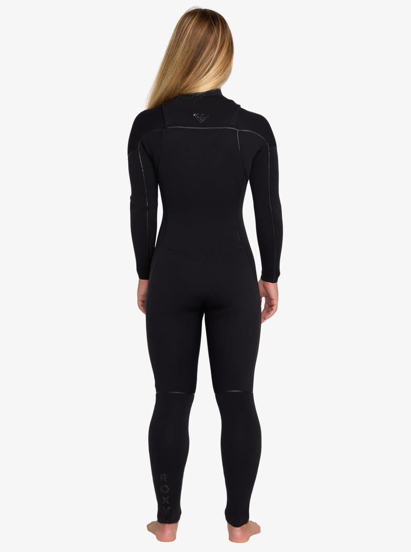 Roxy Damen Neoprenanzug Elite Xtra Warm 4/3mm Chestzip - Black