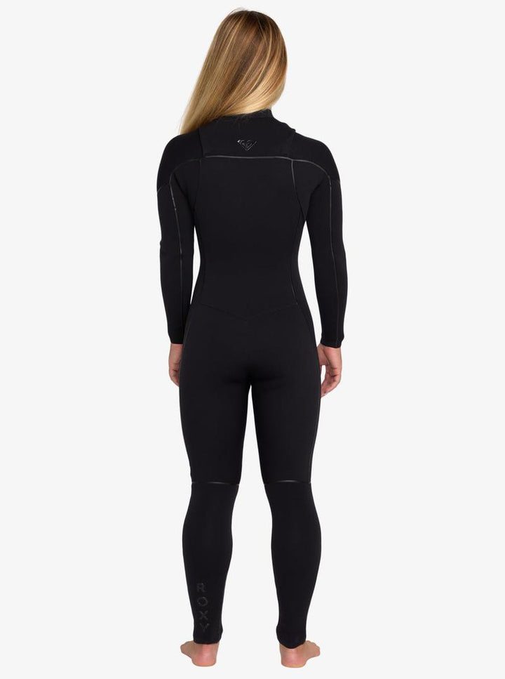Roxy Damen Neoprenanzug Elite Xtra Warm 4/3mm Chestzip - Black