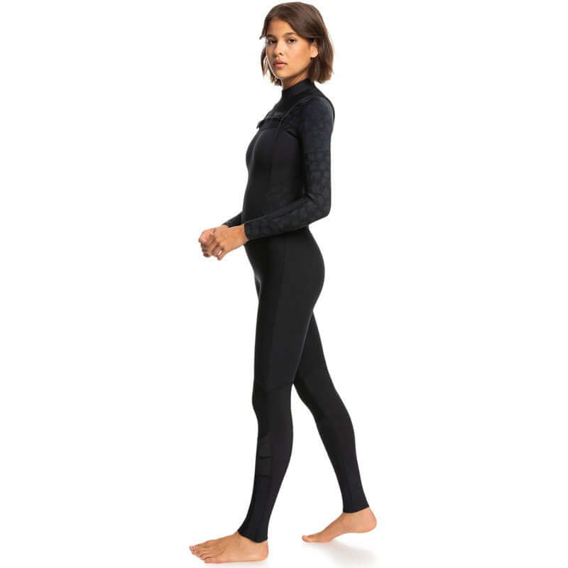 Roxy Damen Neoprenanzug Swell Series 4/3 Chestzip - Black