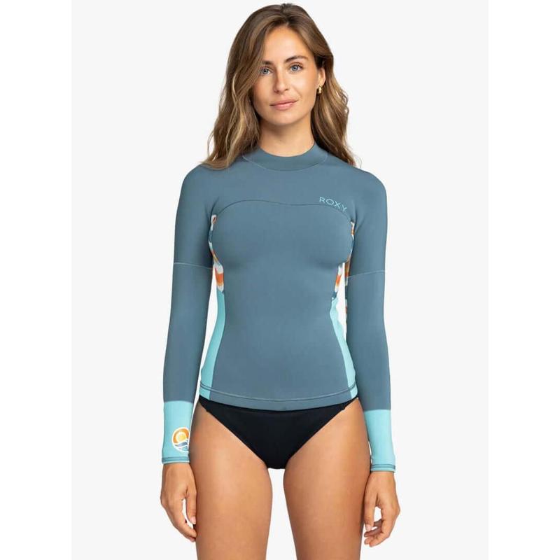 Roxy Damen Neoprenjacke 1mm Swell Series, langarm - Starglazer