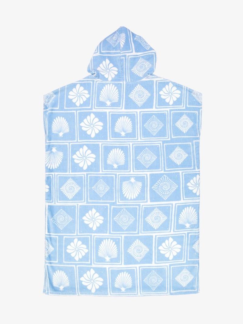 Roxy Damen Poncho Stay Magical - Cerulean Shell Yeah
