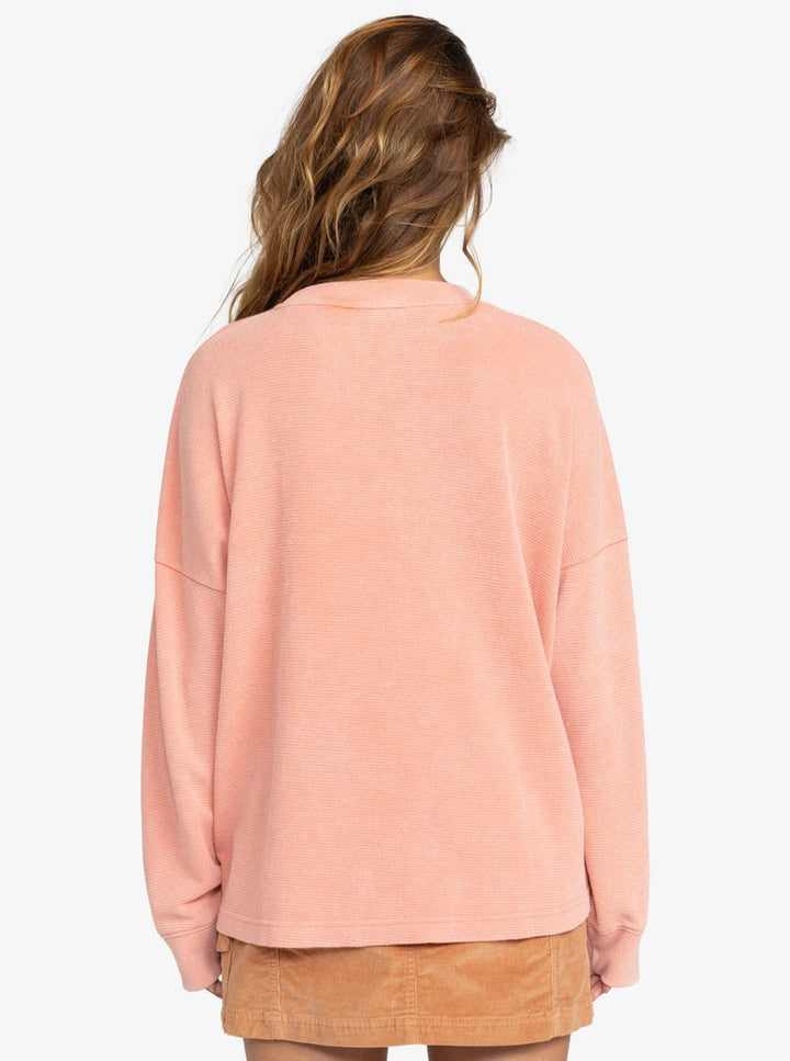 Roxy Damen Pullover East Side - Terra Cotta