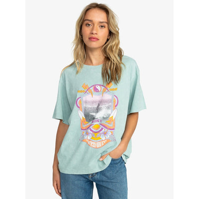 Roxy Damen T-Shirt Girl Need Love A - blue surf