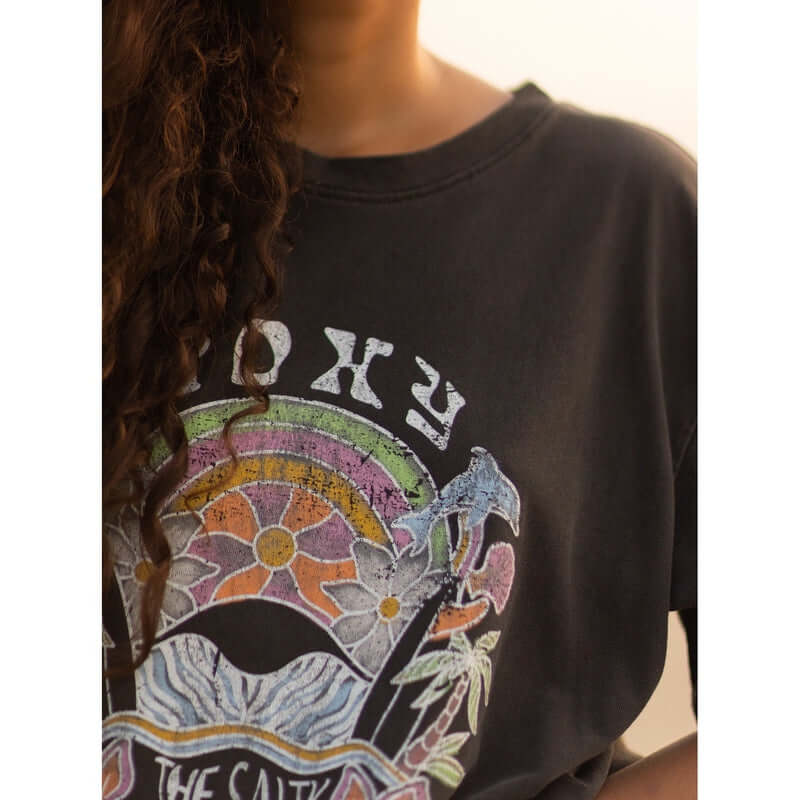 Roxy Damen T-Shirt To The Sun - anthracite