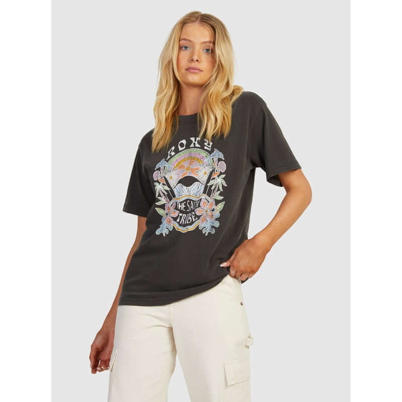 Roxy Damen T-Shirt To The Sun - anthracite