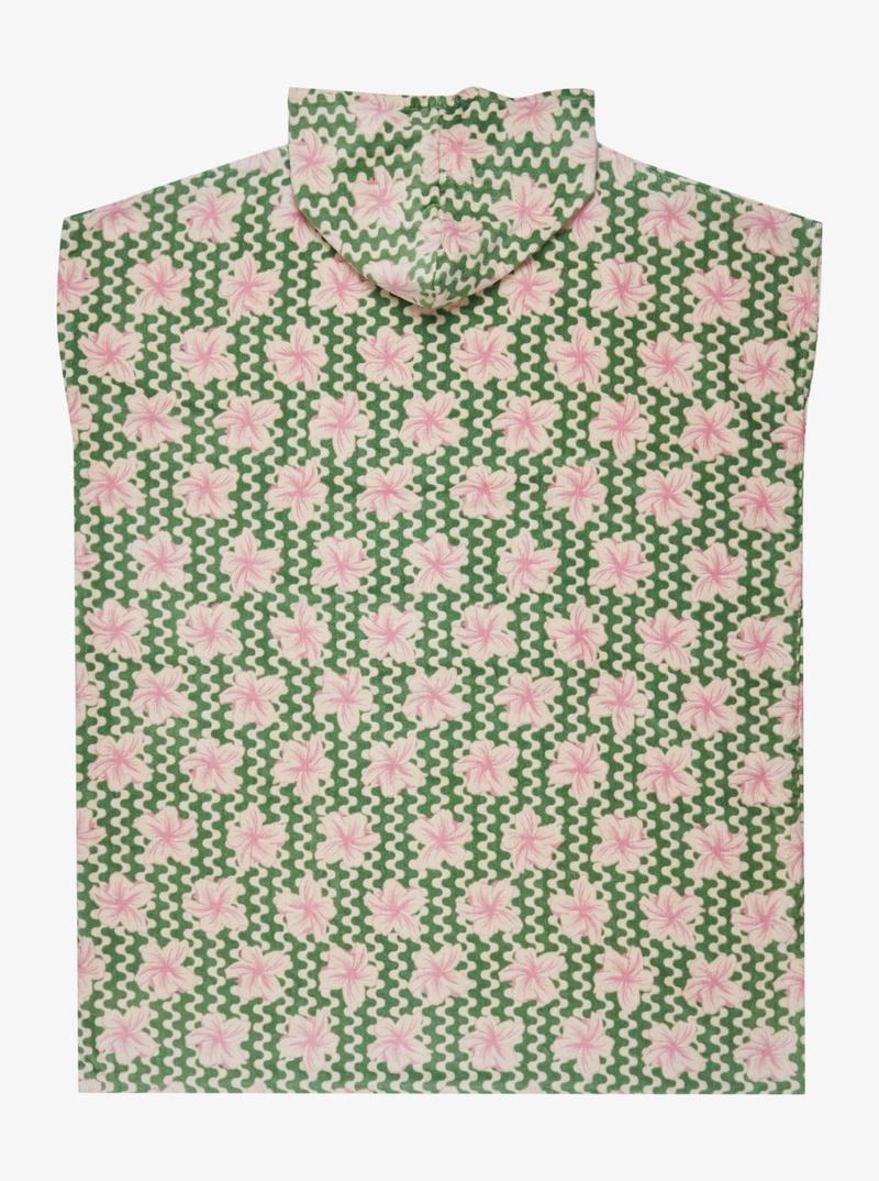Roxy Poncho Stay Magical - basil party waves yw