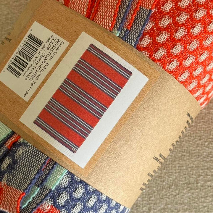 Sand Cloud Badetuch Dobby With Zip Pocket - Cherry Tomato