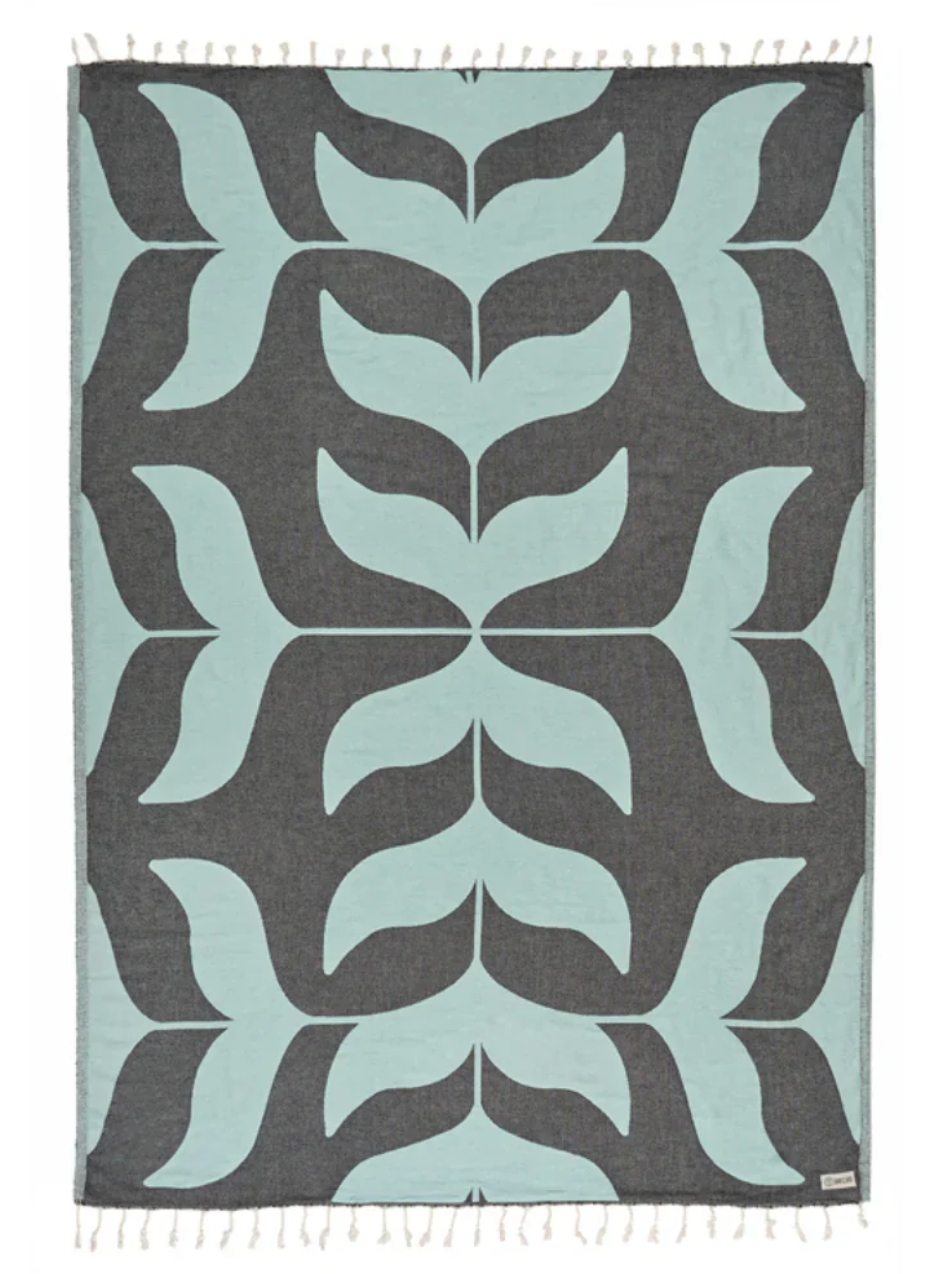 Sand Cloud Badetuch Geo Fluke - seaglass