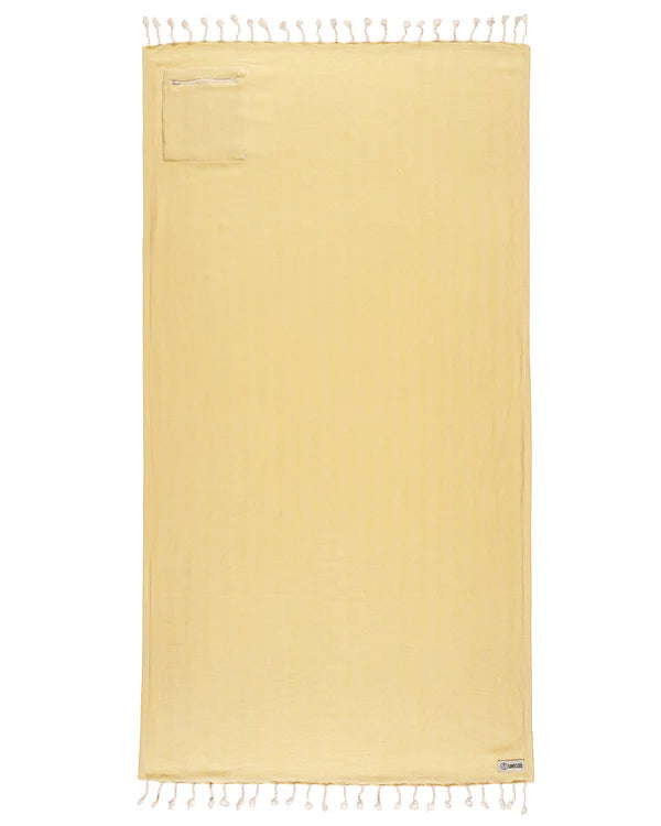 Sand Cloud Badetuch Herring with Zip Pocket - snapdragon