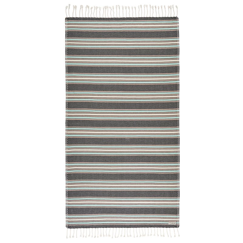 Sand Cloud Badetuch Pencil Stripe Dobby - black