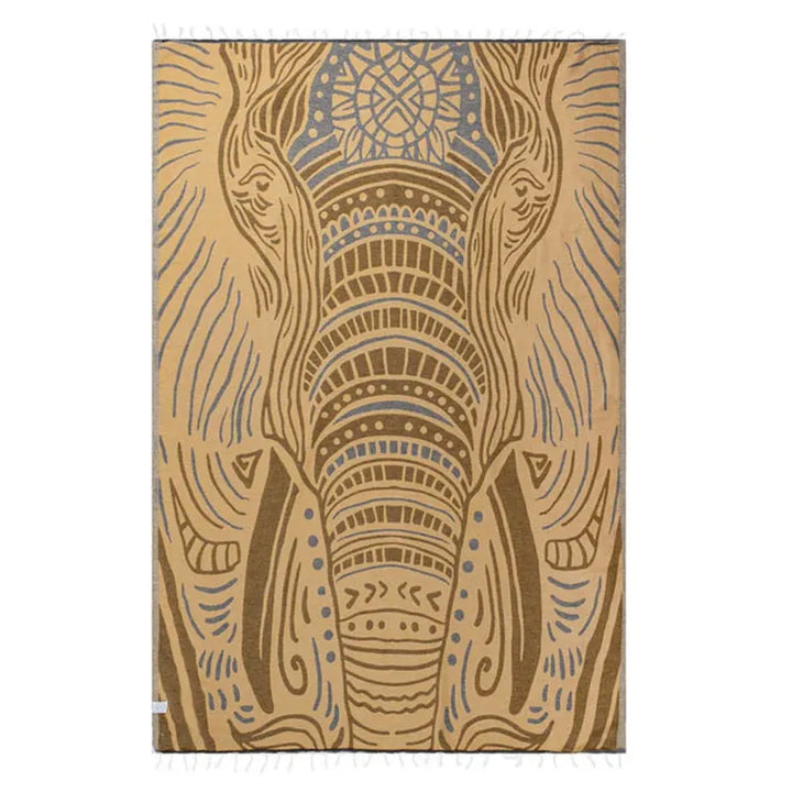 Sand Cloud Badetuch Thunder the Elephant Large - Brown