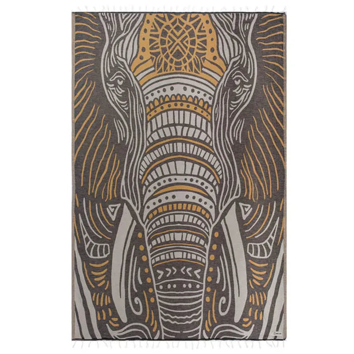 Sand Cloud Badetuch Thunder the Elephant Large - Brown