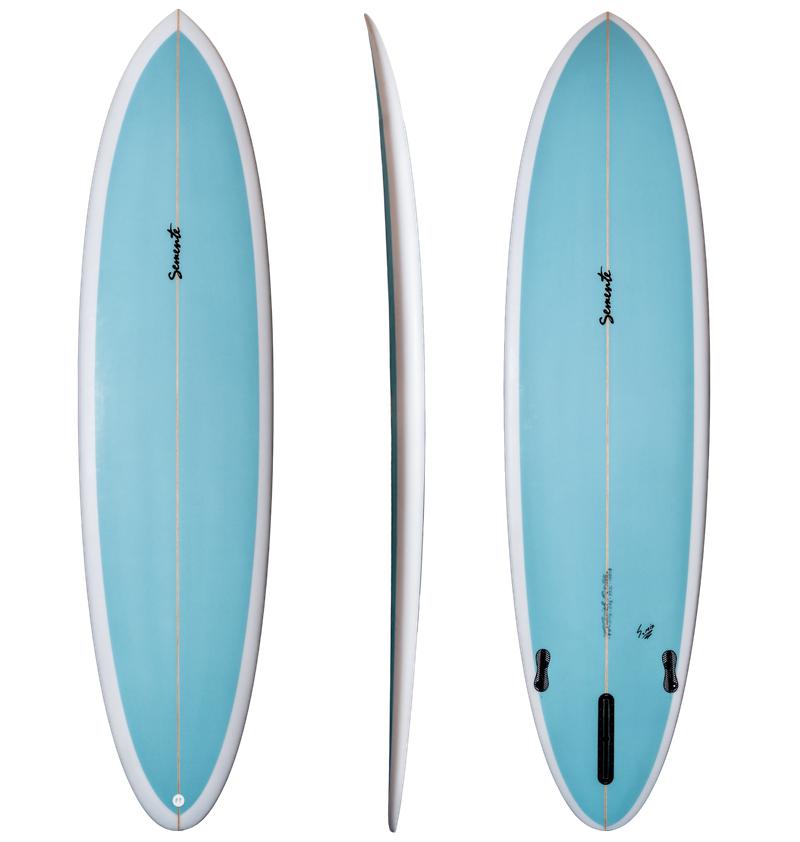 Semente Midlenght Surfboard 6'6'' 38L - clear