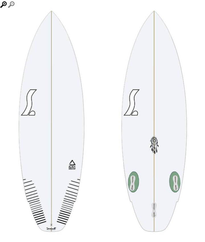 Semente Poolboard Black Widow 5'1" (HD Plugs, TRG)