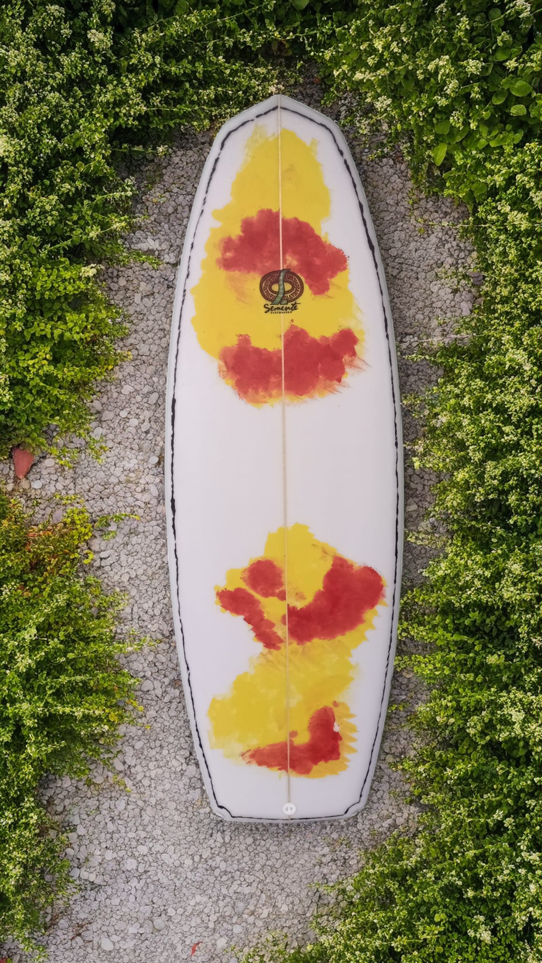 Semente Riverboard 5'2" Ugly Duckling- red/yellow
