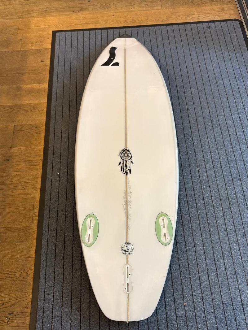 Semente Surfboards Poolboard Black Tip 5'3" Wingless (Occasion)