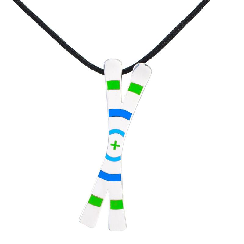 Silver+Surf Silber Schmuck Ski Cross Circle winter