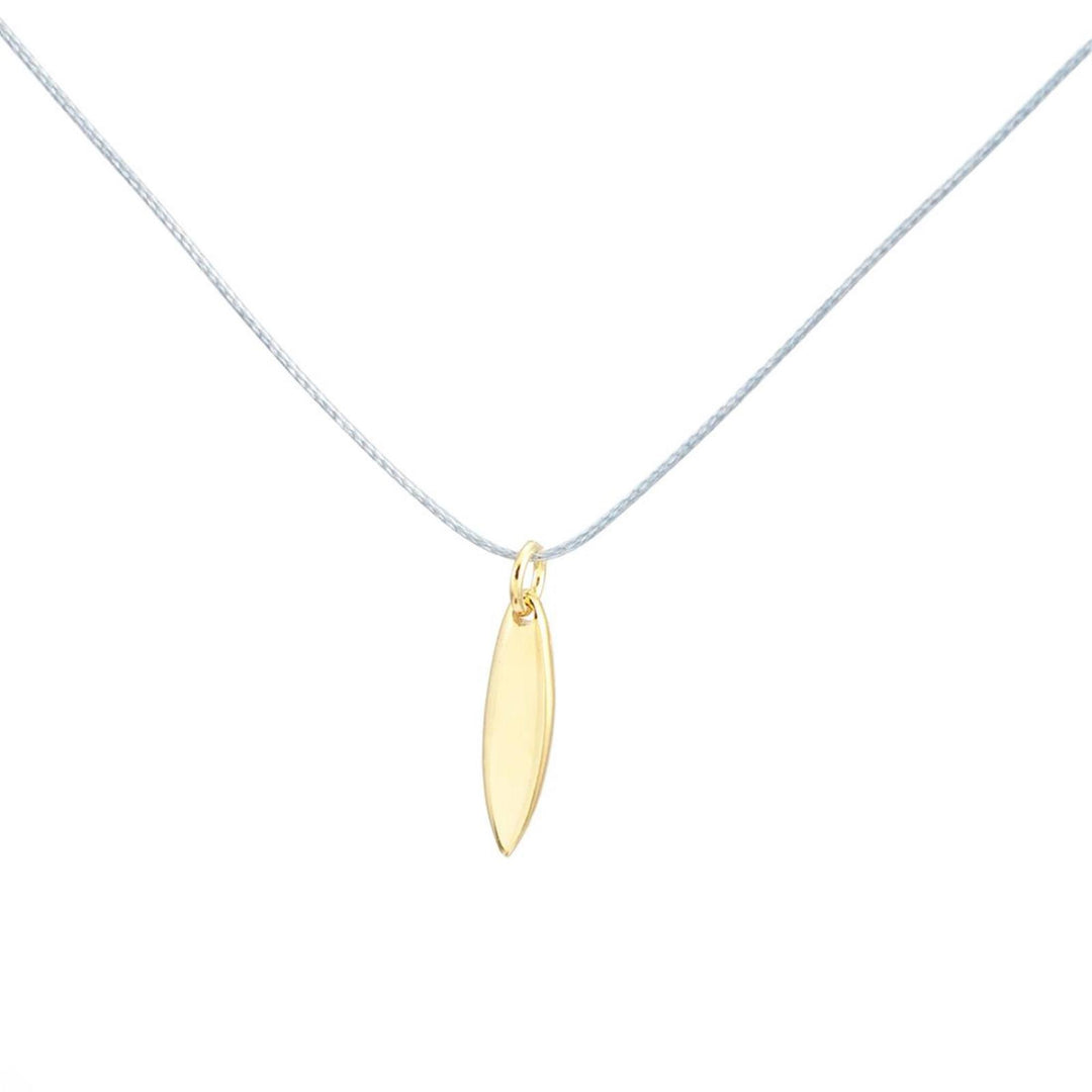 Silver+Surf Silber Schmuck Surfboard gold