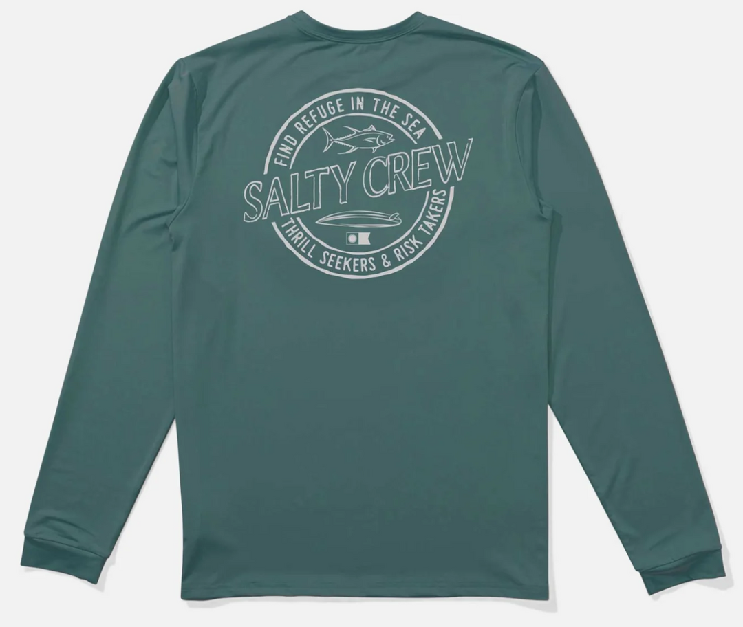 Salty Crew Herren Sunshirt Skewed LS - Hydro