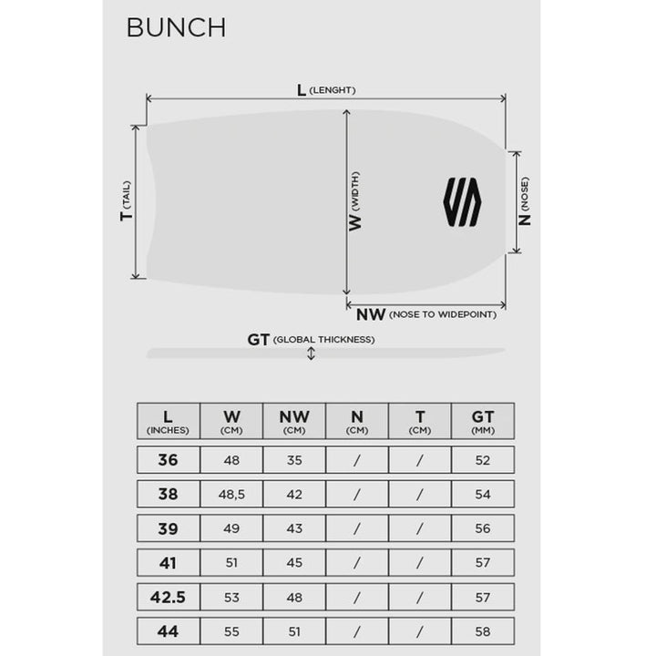 Sniper Bodyboard 41" Bunch II EPS - gelb/blau