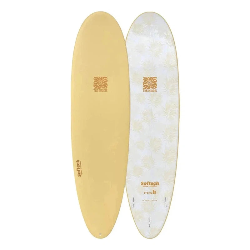 Softech Surfboard the Middie 6'4" - Butter Palms