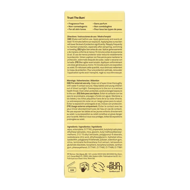 Sun Bum Original Glow SPF 30 Sunscreen Face Lotion