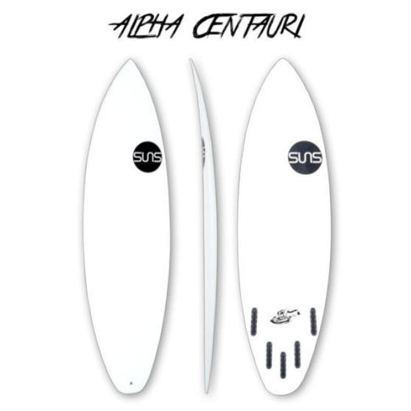 Suns Alpha Centauri TEC2 6'0 Futures 30.6L - weiss (Occasion)