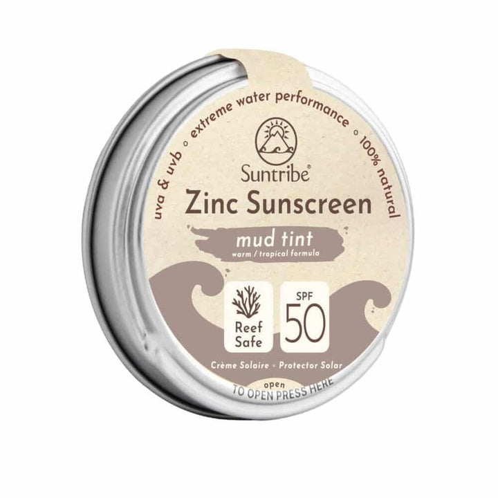 Suntribe Bio Zink Sonnencreme - mud tint (15g)