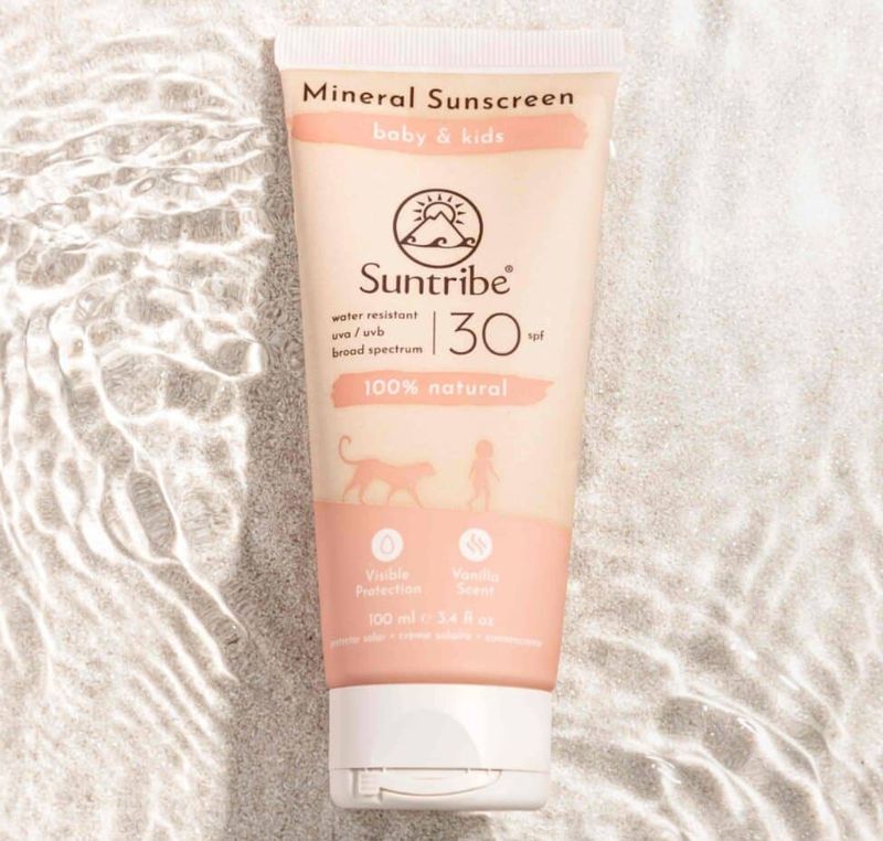 Suntribe Mineralische 100ml Bio-Sonnencreme LSF 30 - baby / kinder