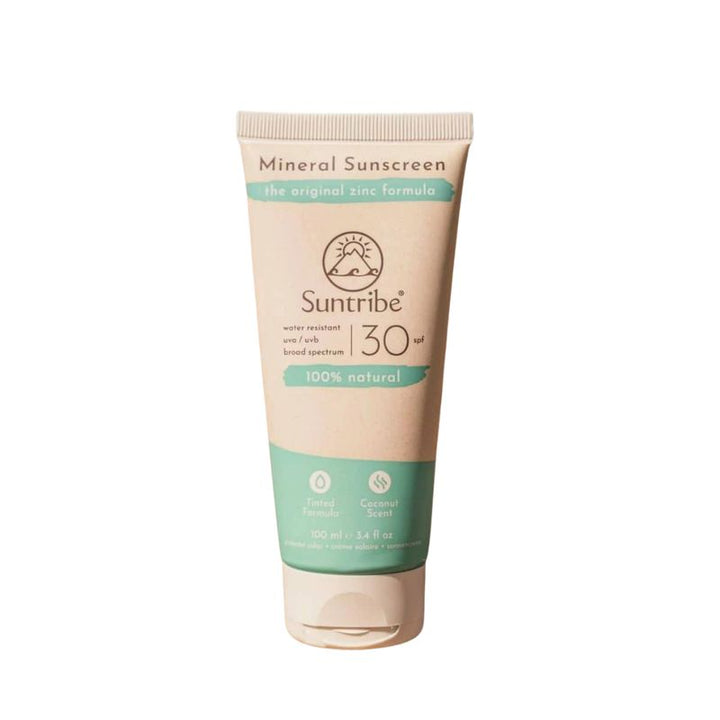 Suntribe Mineralische 100ml Bio-Sonnencreme LSF 30