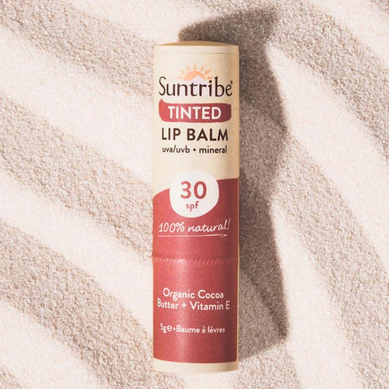 Suntribe Mineralischer Bio-Lippenbalsam Getönt LSF 30