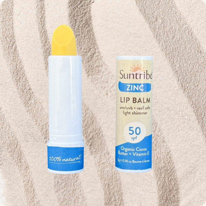 Suntribe Mineralischer Bio-Lippenbalsam mit Zink LSF 50
