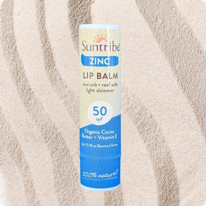 Suntribe Mineralischer Bio-Lippenbalsam mit Zink LSF 50