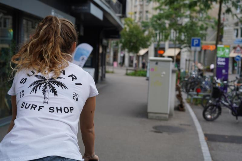 Surfari Damen T-Shirt - weiss