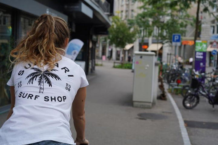 Surfari Damen T-Shirt - weiss