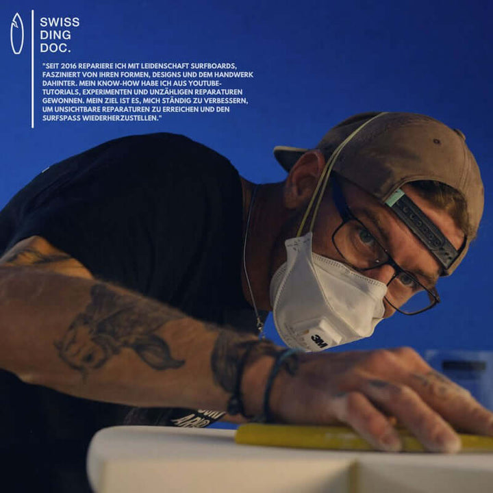 Surfboard Repair Workshop by Swiss Ding Doc 2024