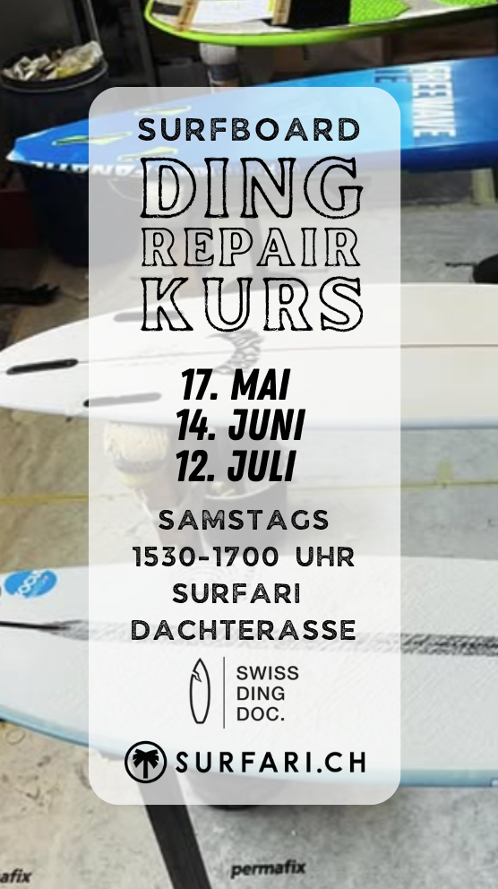 Surfboard Repair Workshop by Swiss Ding Doc