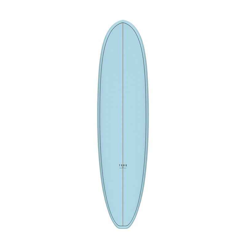 Surfboard TORQ Epoxy TET 7.4 V+ Funboard CC Blau
