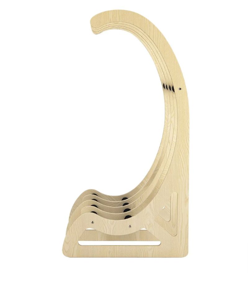 Surflogic Wooden Free Standing Surfboard Rack