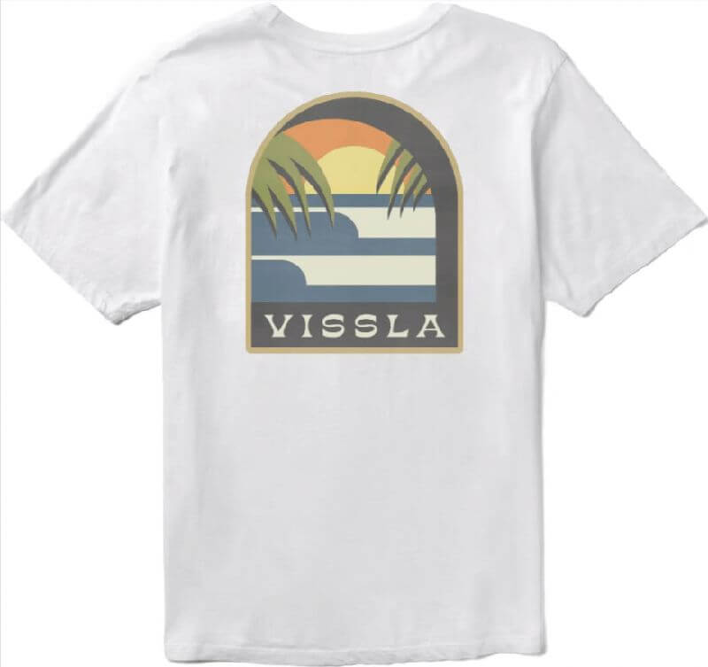 Vissla Herren Shirt Out The Window Premium - white