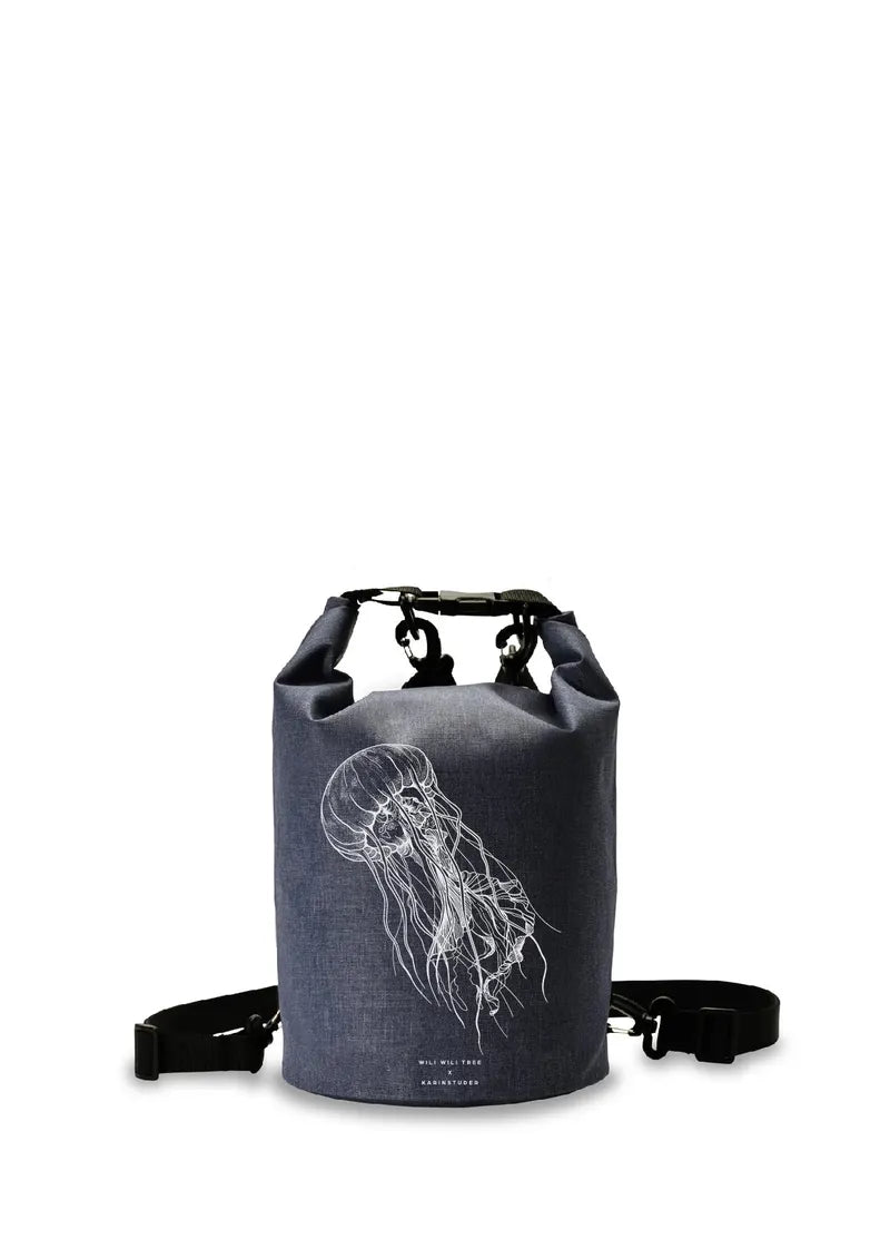 WILI WILI TREE Drybag 7L Jelly Fish - Lava Black