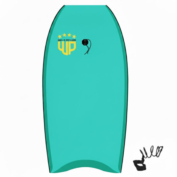 Wave Power Bodyboard Woop 33 - Teal Aqua