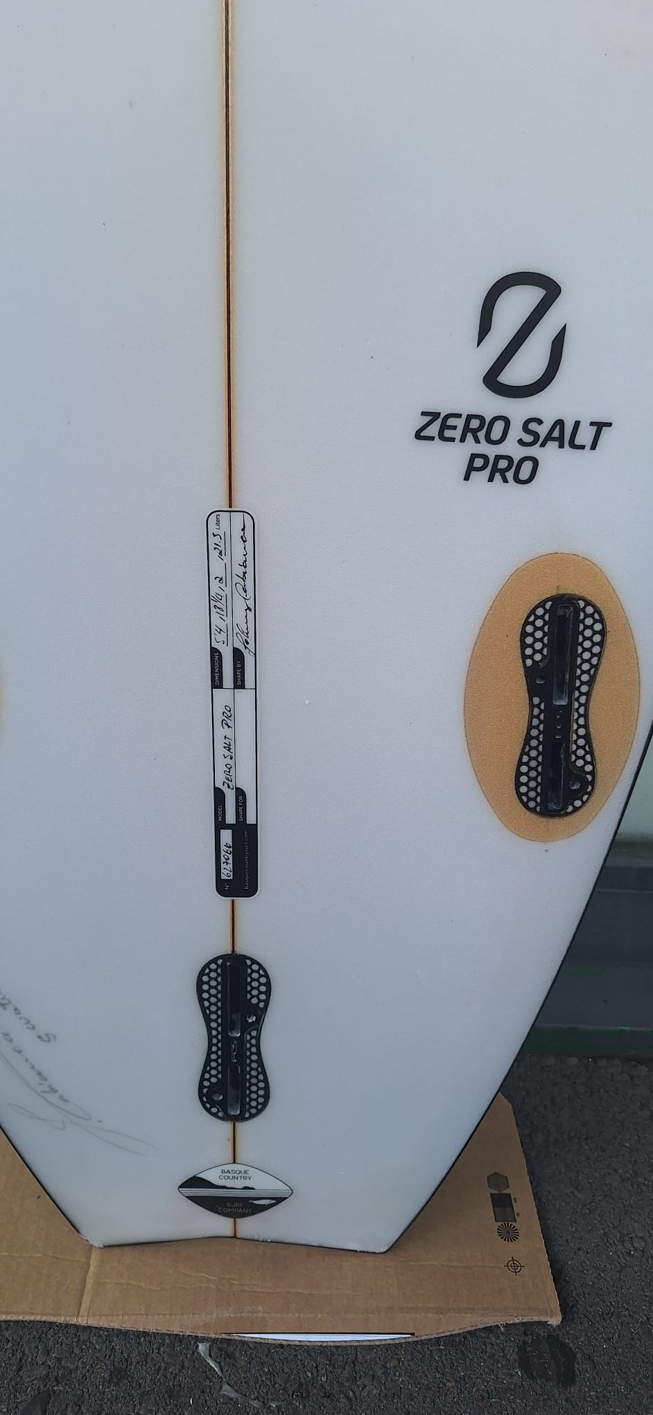 Cabianca Surfboards Zero Salt 5'4" 21.5L FCS II (Occasion)