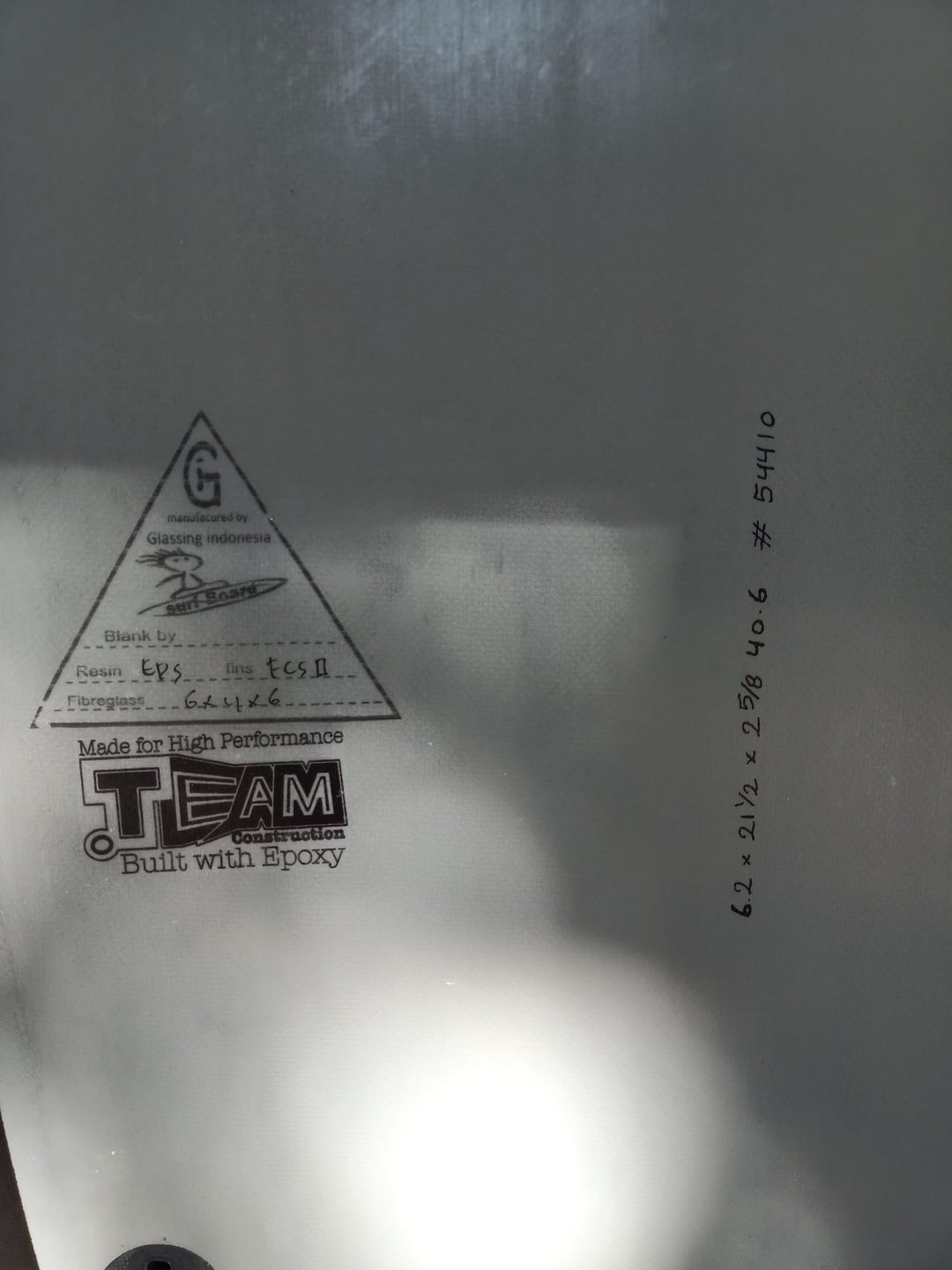 NSD Surfboard 6'2" 40.6L FCSII (Occasion)