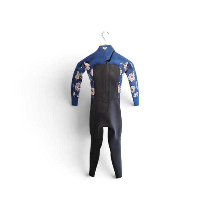 Roxy Kinder Neoprenanzug 3/2 Swell Natural Backzip - black/flowers