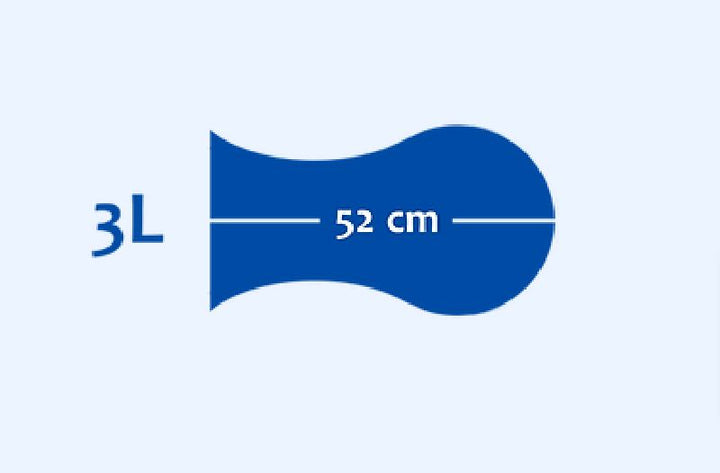 Wickelfisch wasserdicher Schwimmtasche Small 3L - blau