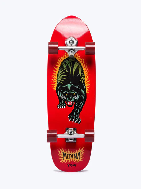 YOW Surfskate 33″ Medina Panthera (Complete) - rot