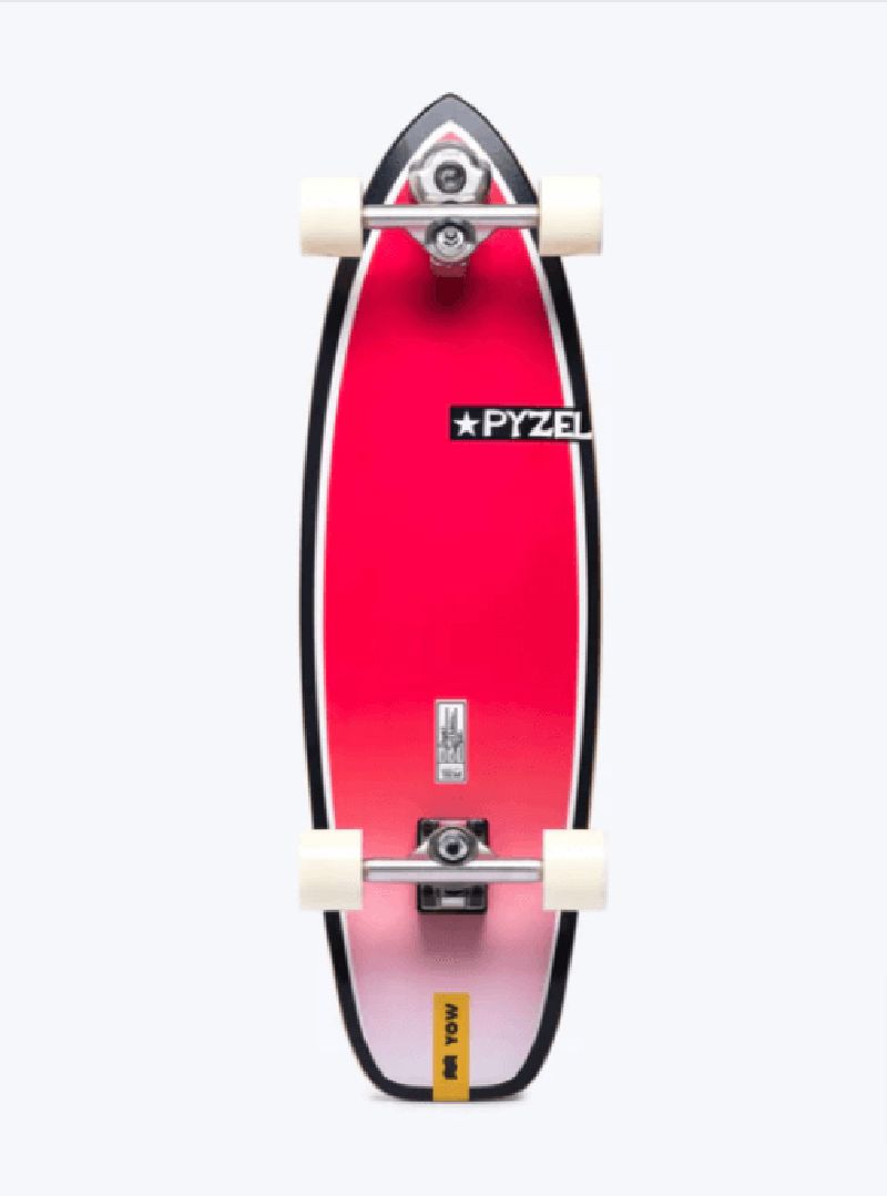 YOW Surfskate 33.5" Pyzel Ghost Complete - red